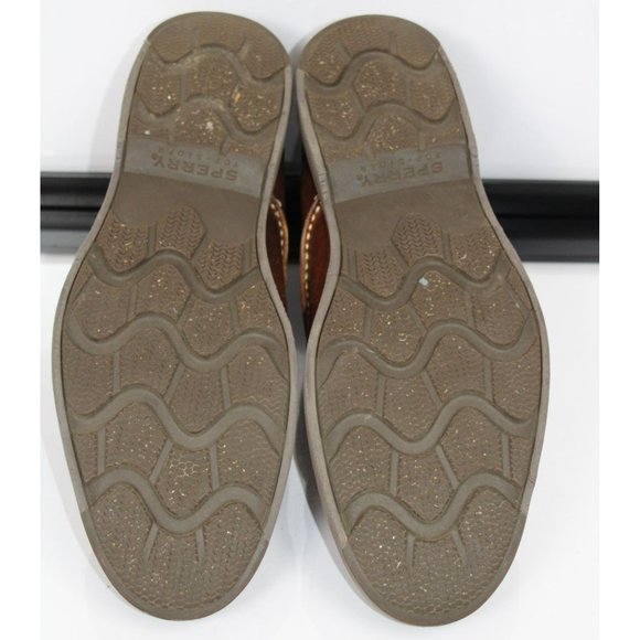 Men's Size 13 Sperry Tie-Up Brown Loafers - Picture 7 of 7